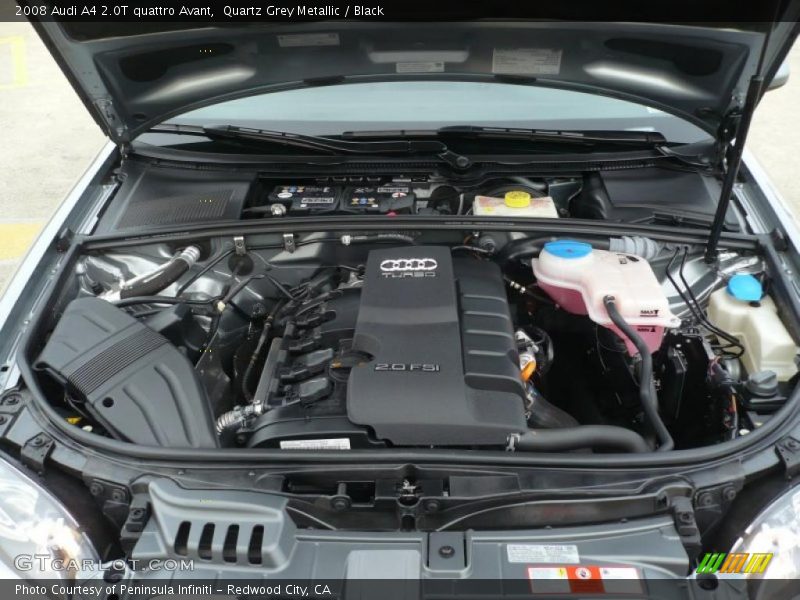  2008 A4 2.0T quattro Avant Engine - 2.0 Liter FSI Turbocharged DOHC 16-Valve VVT 4 Cylinder