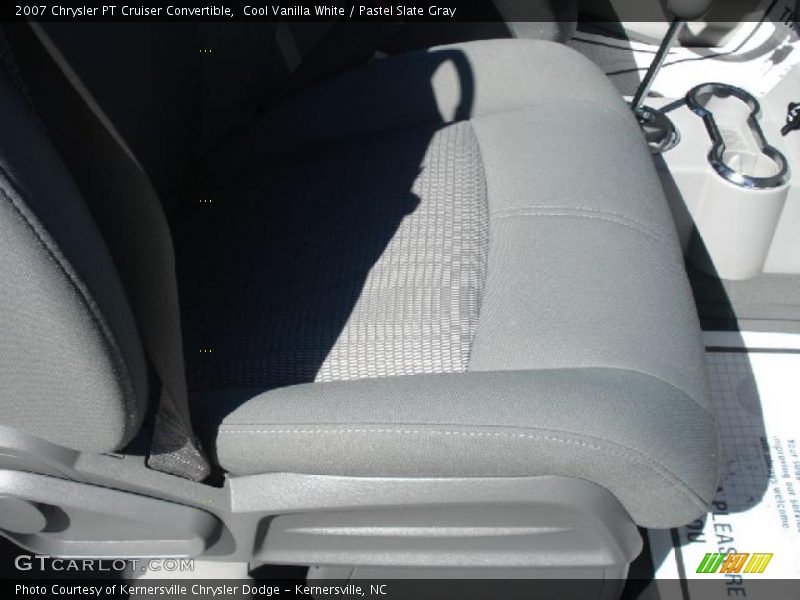 Cool Vanilla White / Pastel Slate Gray 2007 Chrysler PT Cruiser Convertible