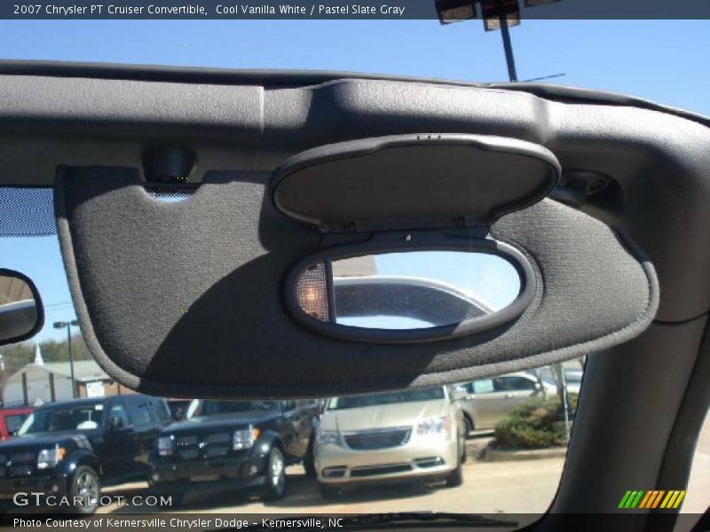 Cool Vanilla White / Pastel Slate Gray 2007 Chrysler PT Cruiser Convertible