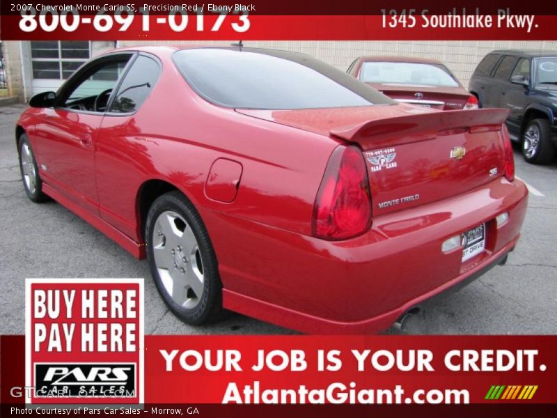 Precision Red / Ebony Black 2007 Chevrolet Monte Carlo SS
