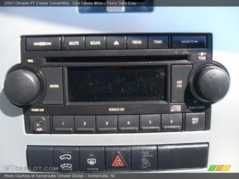 Cool Vanilla White / Pastel Slate Gray 2007 Chrysler PT Cruiser Convertible