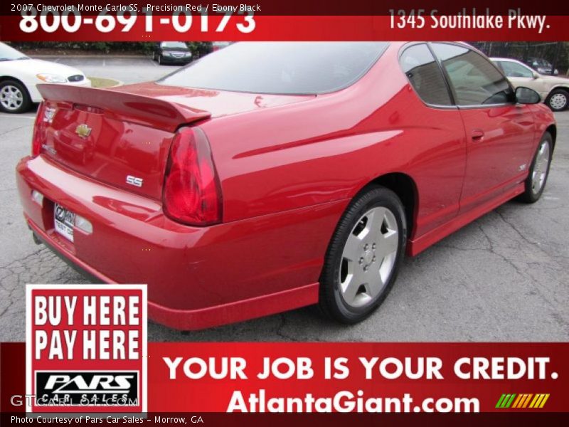 Precision Red / Ebony Black 2007 Chevrolet Monte Carlo SS