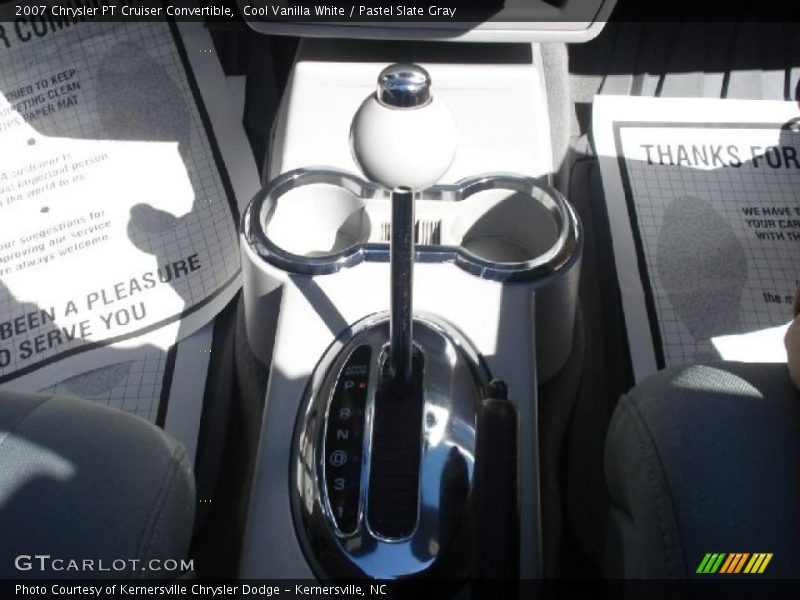 Cool Vanilla White / Pastel Slate Gray 2007 Chrysler PT Cruiser Convertible