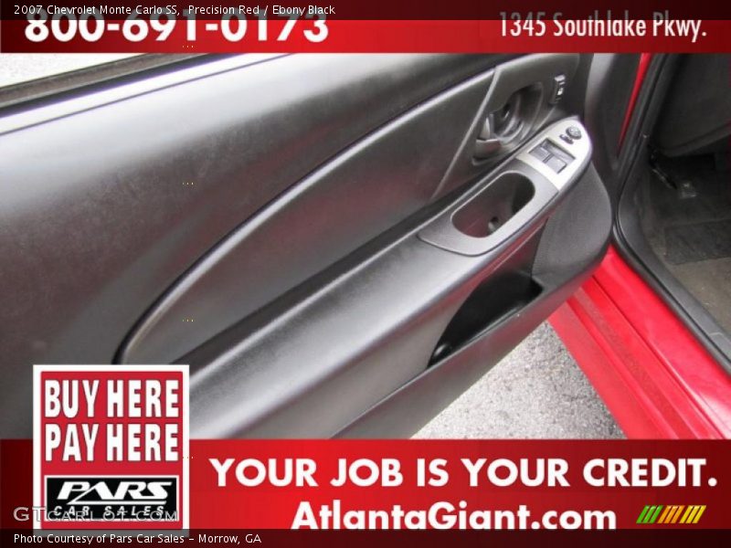 Precision Red / Ebony Black 2007 Chevrolet Monte Carlo SS