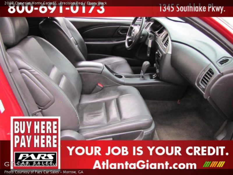 Precision Red / Ebony Black 2007 Chevrolet Monte Carlo SS