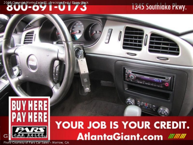 Precision Red / Ebony Black 2007 Chevrolet Monte Carlo SS