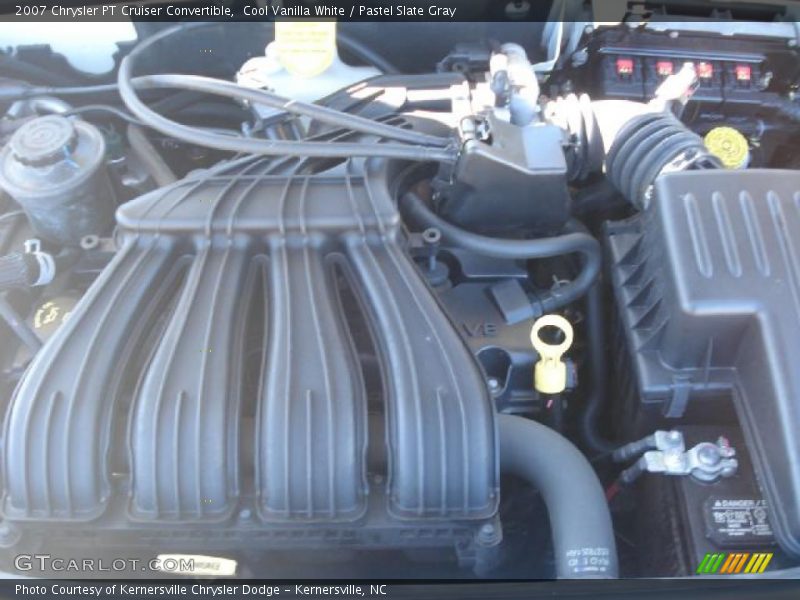Cool Vanilla White / Pastel Slate Gray 2007 Chrysler PT Cruiser Convertible