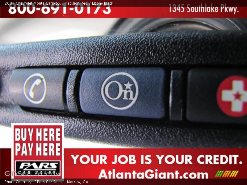 Precision Red / Ebony Black 2007 Chevrolet Monte Carlo SS