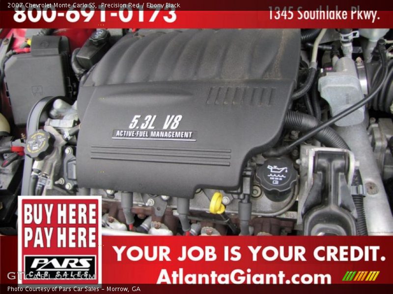 Precision Red / Ebony Black 2007 Chevrolet Monte Carlo SS