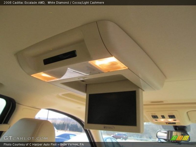 White Diamond / Cocoa/Light Cashmere 2008 Cadillac Escalade AWD