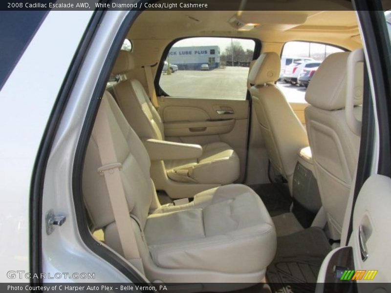 White Diamond / Cocoa/Light Cashmere 2008 Cadillac Escalade AWD