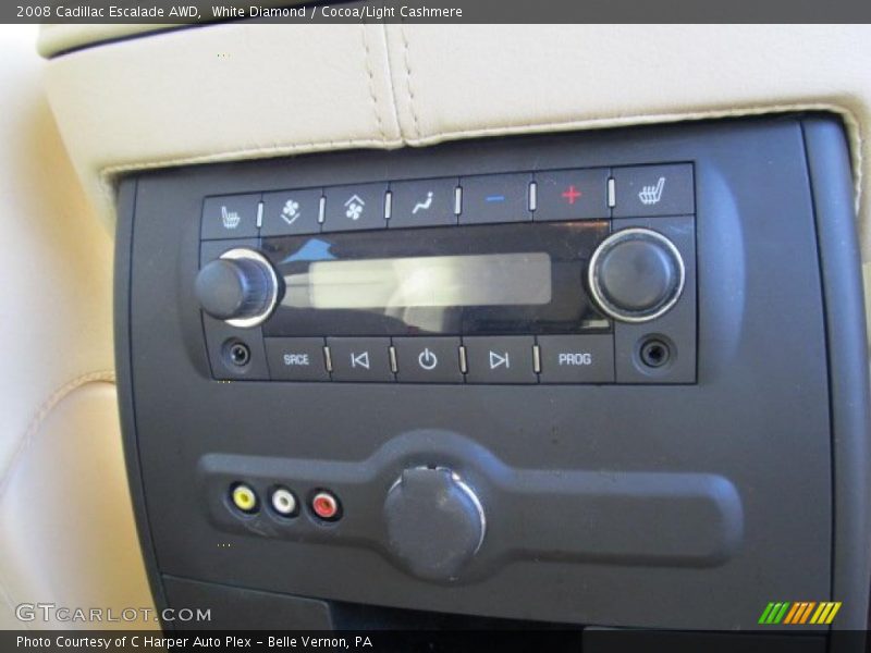 White Diamond / Cocoa/Light Cashmere 2008 Cadillac Escalade AWD