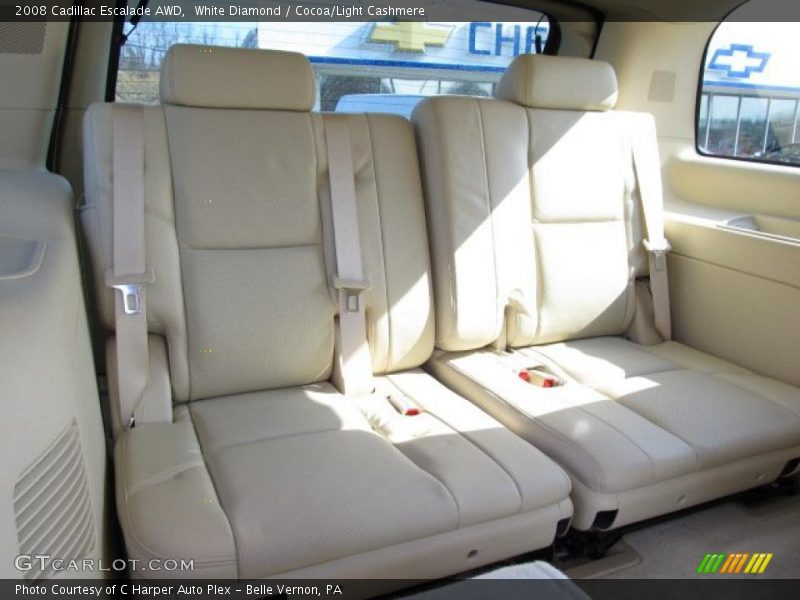 White Diamond / Cocoa/Light Cashmere 2008 Cadillac Escalade AWD