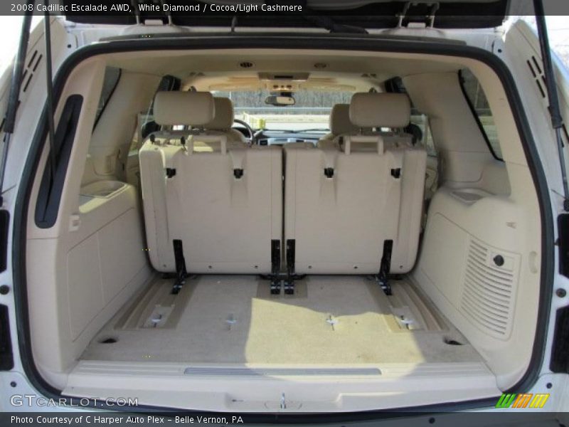 White Diamond / Cocoa/Light Cashmere 2008 Cadillac Escalade AWD