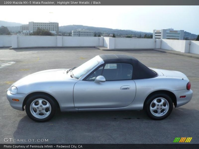  1999 MX-5 Miata Roadster Highlight Silver Metallic