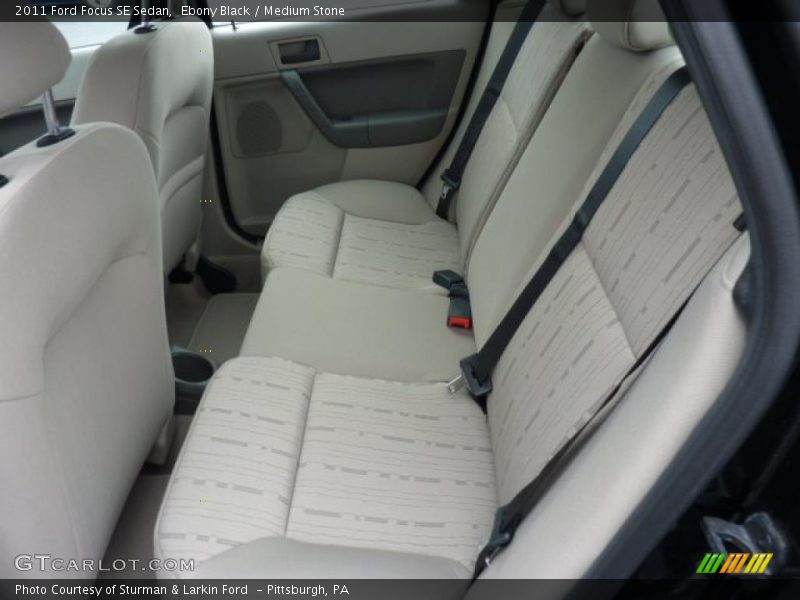 Ebony Black / Medium Stone 2011 Ford Focus SE Sedan
