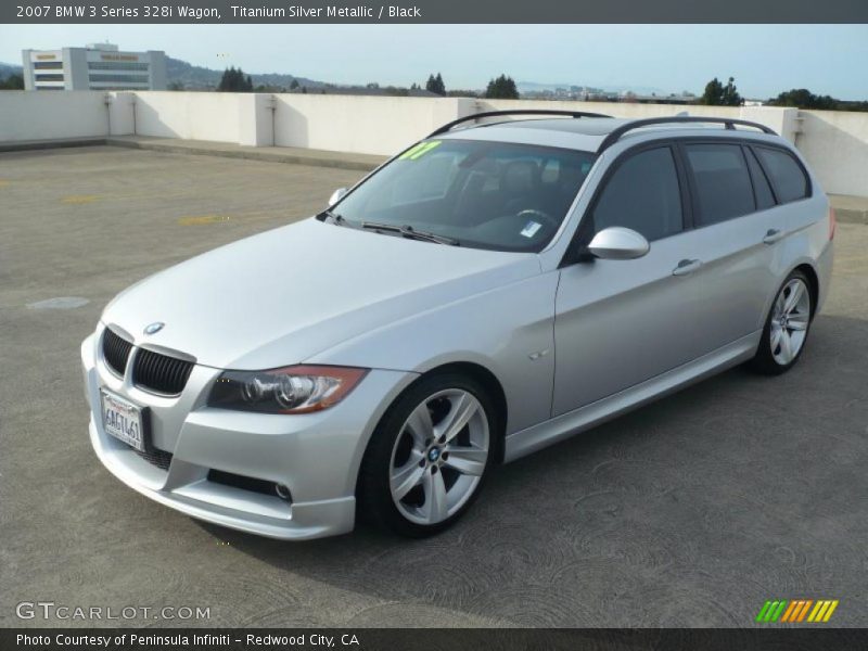 Front 3/4 View of 2007 3 Series 328i Wagon