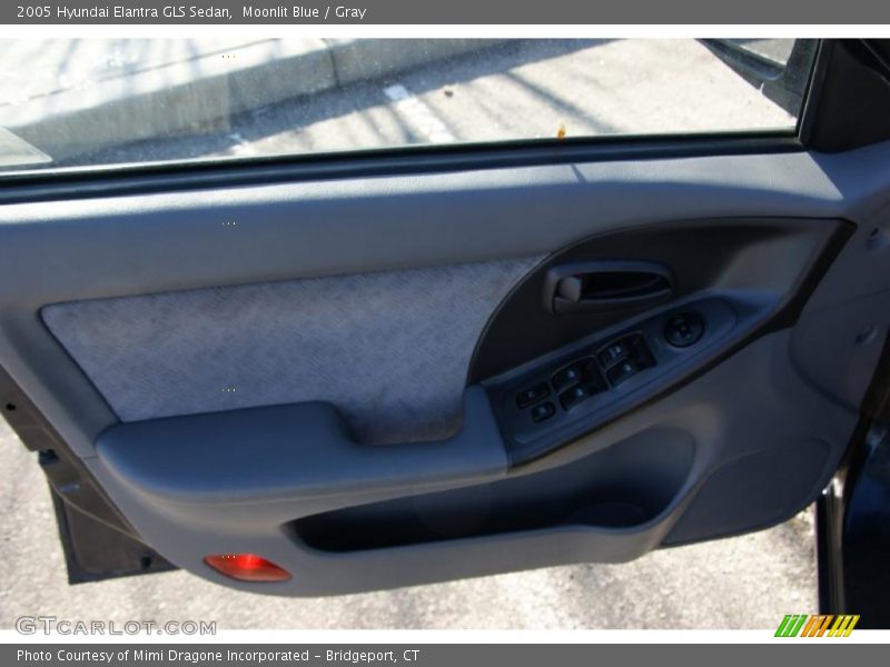 Moonlit Blue / Gray 2005 Hyundai Elantra GLS Sedan