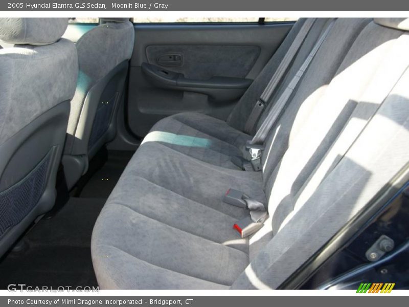 Moonlit Blue / Gray 2005 Hyundai Elantra GLS Sedan