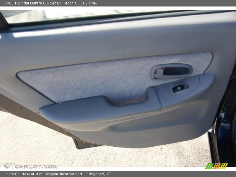 Moonlit Blue / Gray 2005 Hyundai Elantra GLS Sedan