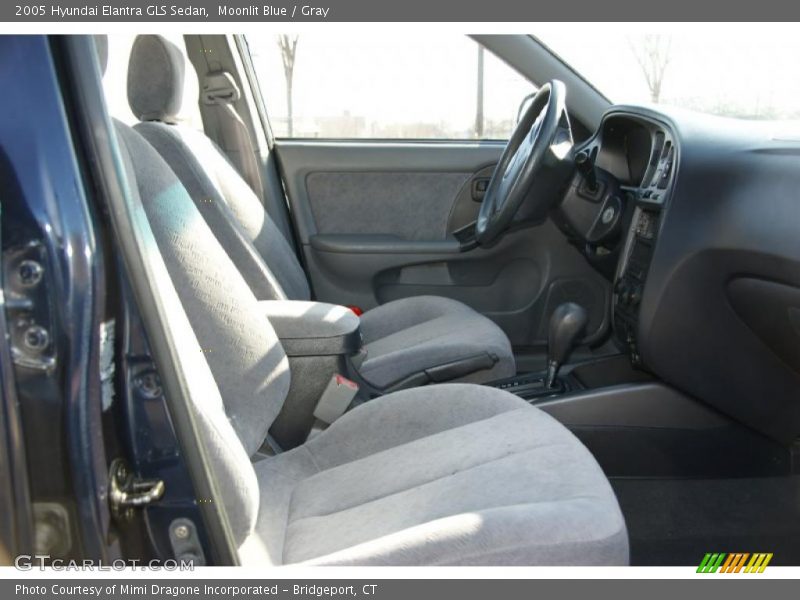 Moonlit Blue / Gray 2005 Hyundai Elantra GLS Sedan