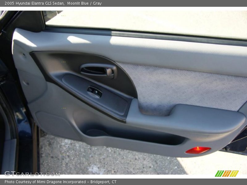 Moonlit Blue / Gray 2005 Hyundai Elantra GLS Sedan
