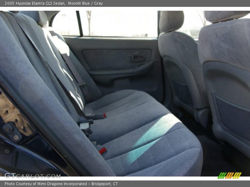 Moonlit Blue / Gray 2005 Hyundai Elantra GLS Sedan