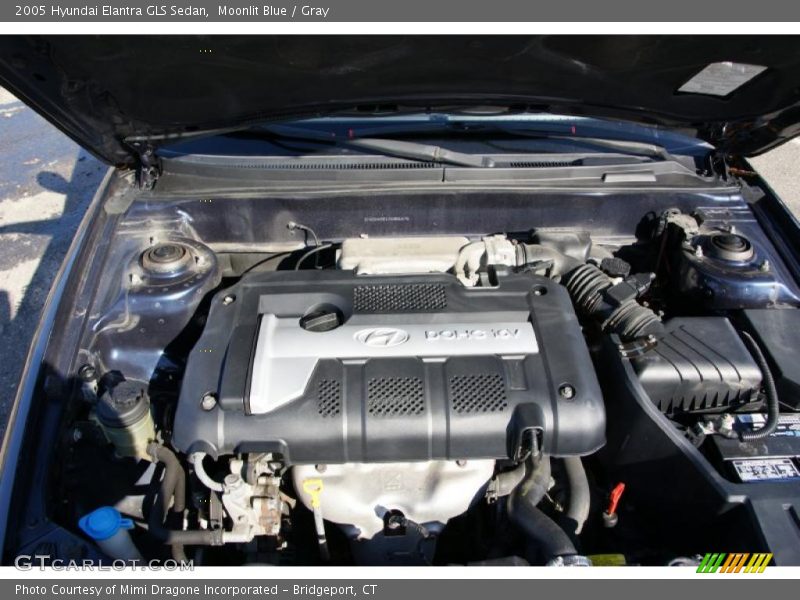 Moonlit Blue / Gray 2005 Hyundai Elantra GLS Sedan