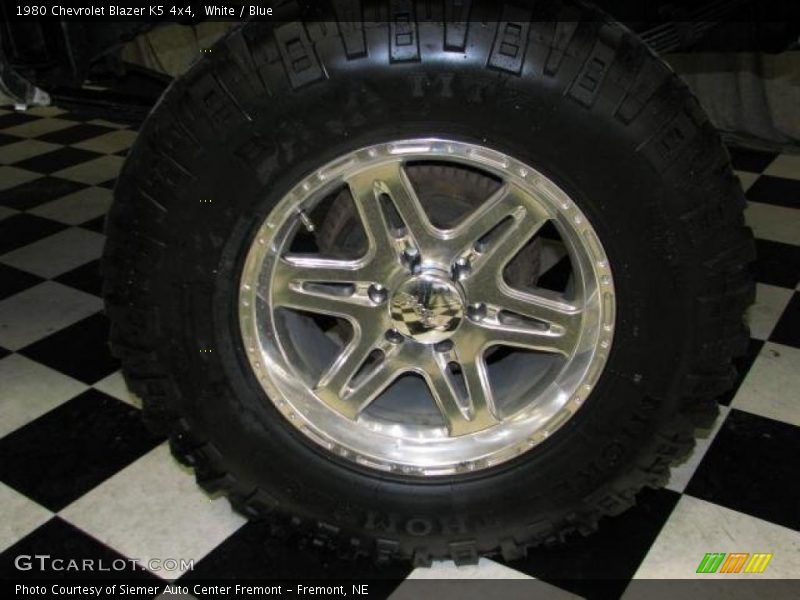 White / Blue 1980 Chevrolet Blazer K5 4x4