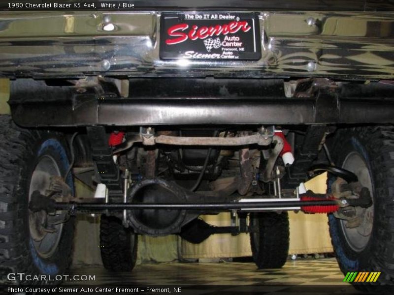 White / Blue 1980 Chevrolet Blazer K5 4x4