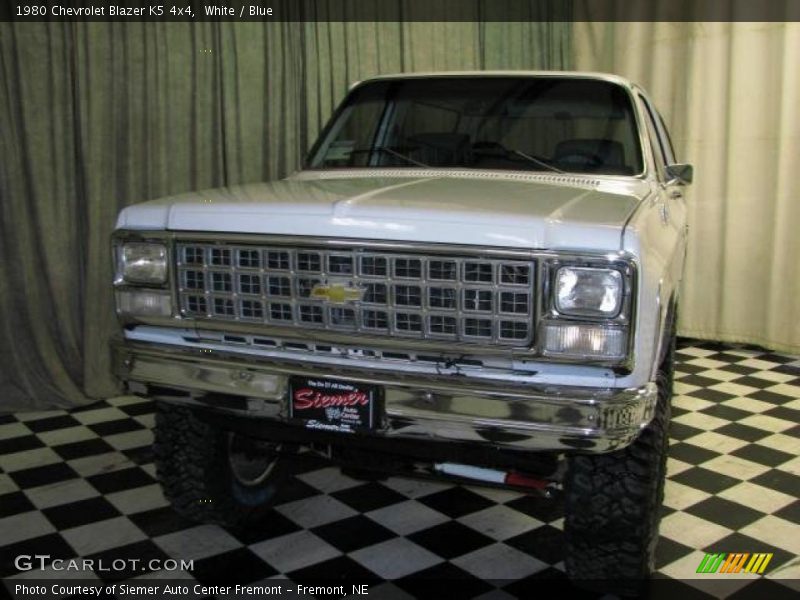White / Blue 1980 Chevrolet Blazer K5 4x4