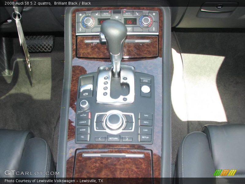 Brilliant Black / Black 2008 Audi S8 5.2 quattro