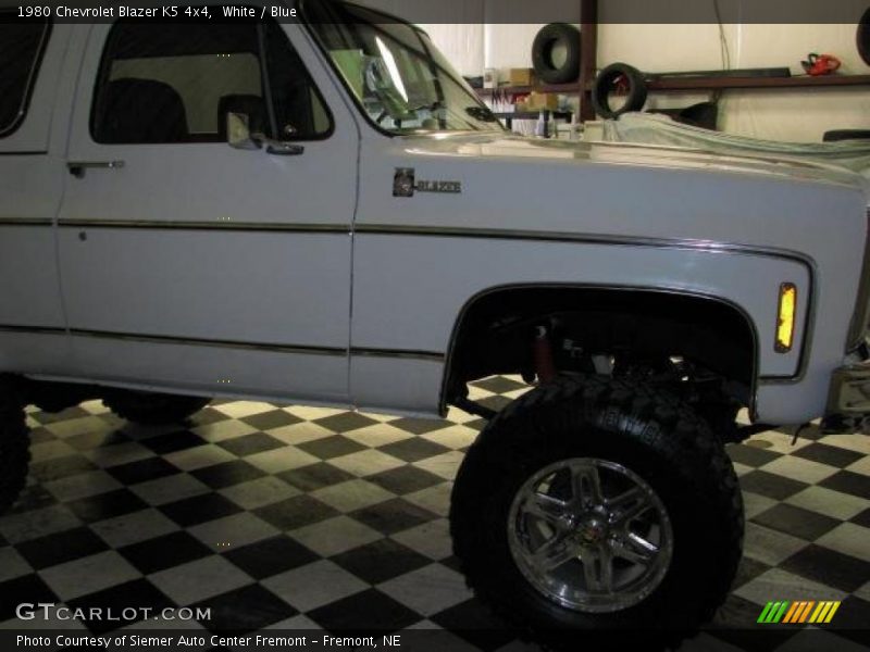 White / Blue 1980 Chevrolet Blazer K5 4x4