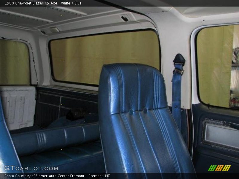 White / Blue 1980 Chevrolet Blazer K5 4x4