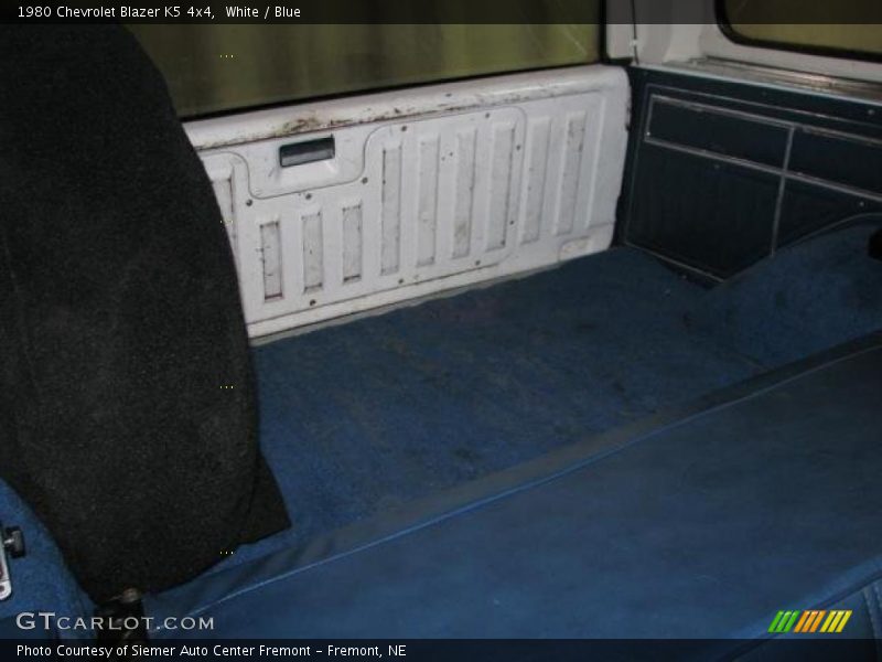 White / Blue 1980 Chevrolet Blazer K5 4x4