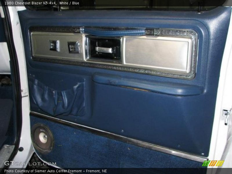White / Blue 1980 Chevrolet Blazer K5 4x4