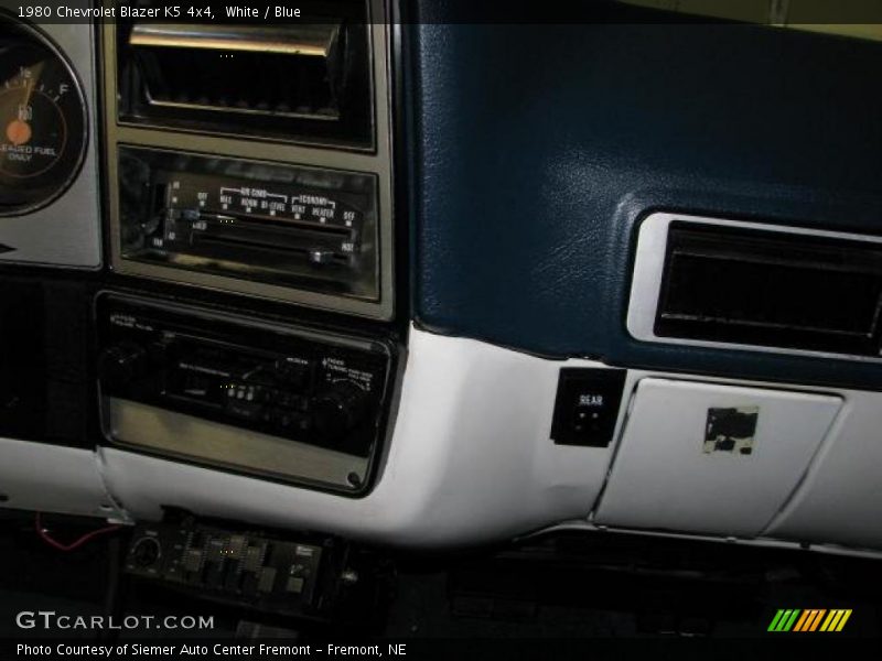 White / Blue 1980 Chevrolet Blazer K5 4x4