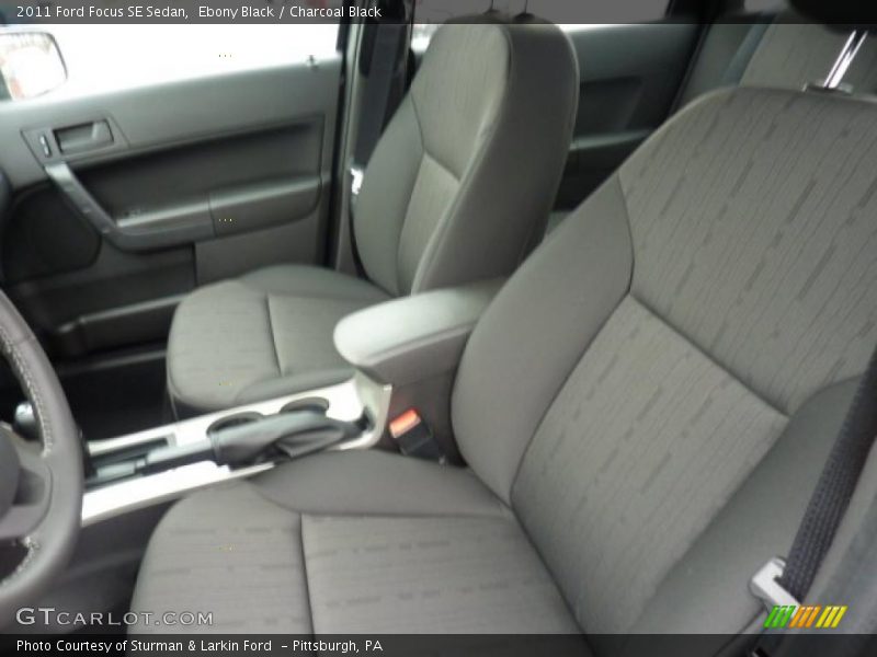 Ebony Black / Charcoal Black 2011 Ford Focus SE Sedan