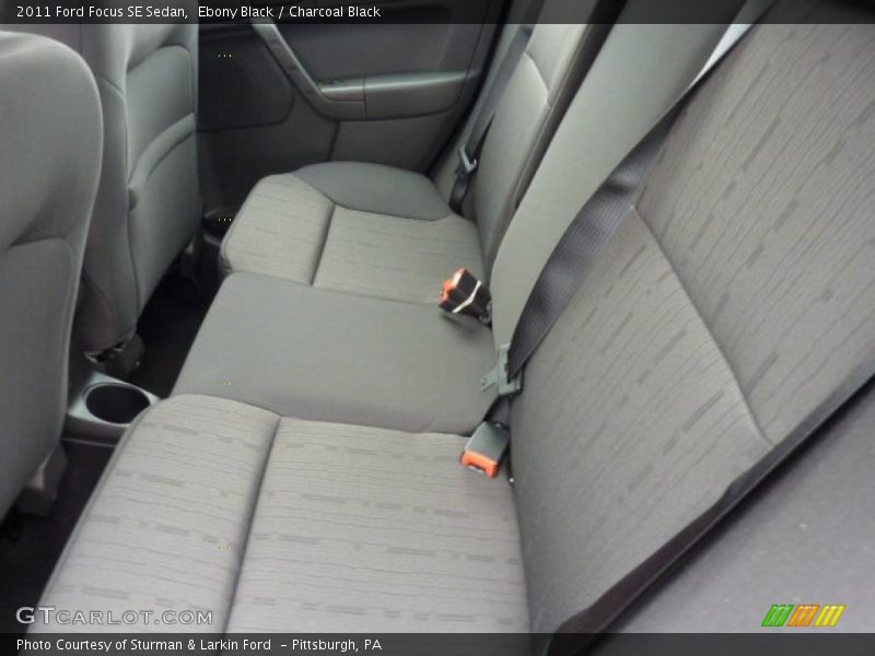 Ebony Black / Charcoal Black 2011 Ford Focus SE Sedan