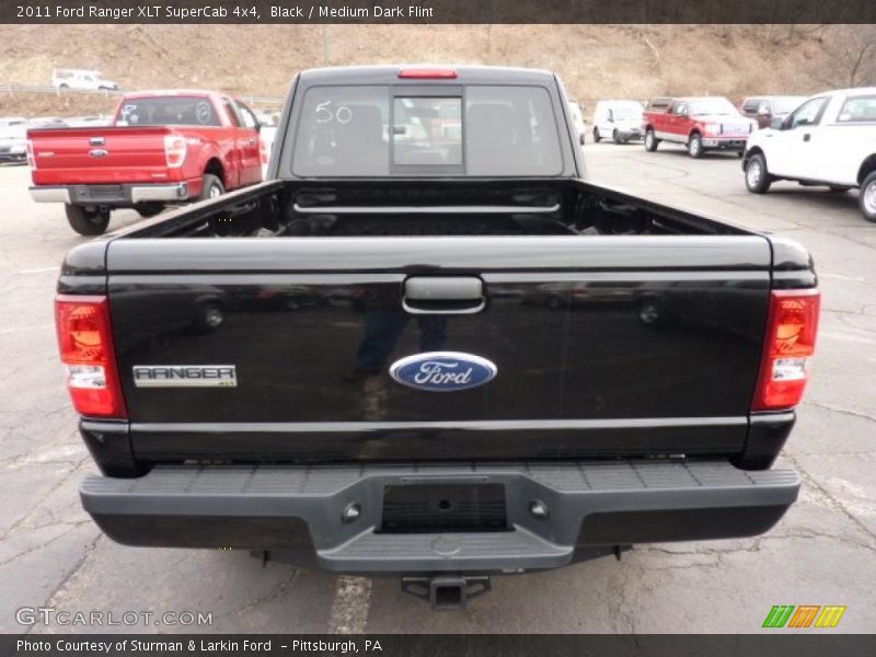 Black / Medium Dark Flint 2011 Ford Ranger XLT SuperCab 4x4