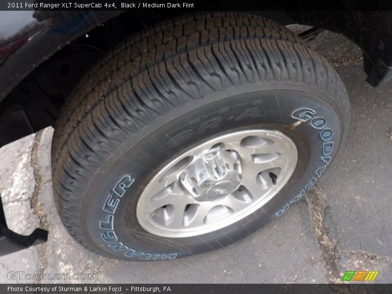 Black / Medium Dark Flint 2011 Ford Ranger XLT SuperCab 4x4