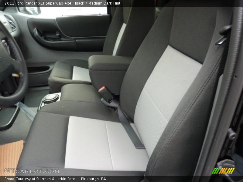 Black / Medium Dark Flint 2011 Ford Ranger XLT SuperCab 4x4