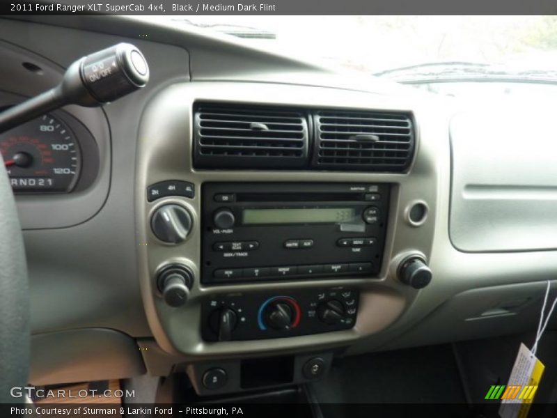 Black / Medium Dark Flint 2011 Ford Ranger XLT SuperCab 4x4