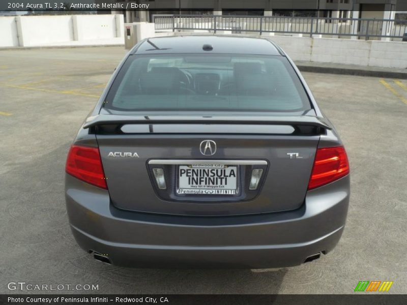 Anthracite Metallic / Ebony 2004 Acura TL 3.2