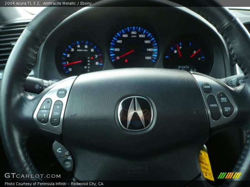 Anthracite Metallic / Ebony 2004 Acura TL 3.2