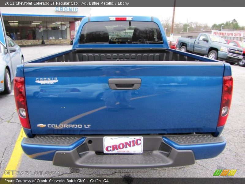 Aqua Blue Metallic / Ebony 2011 Chevrolet Colorado LT Regular Cab