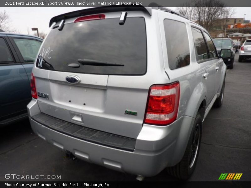 Ingot Silver Metallic / Charcoal Black 2011 Ford Escape XLT Sport V6 4WD