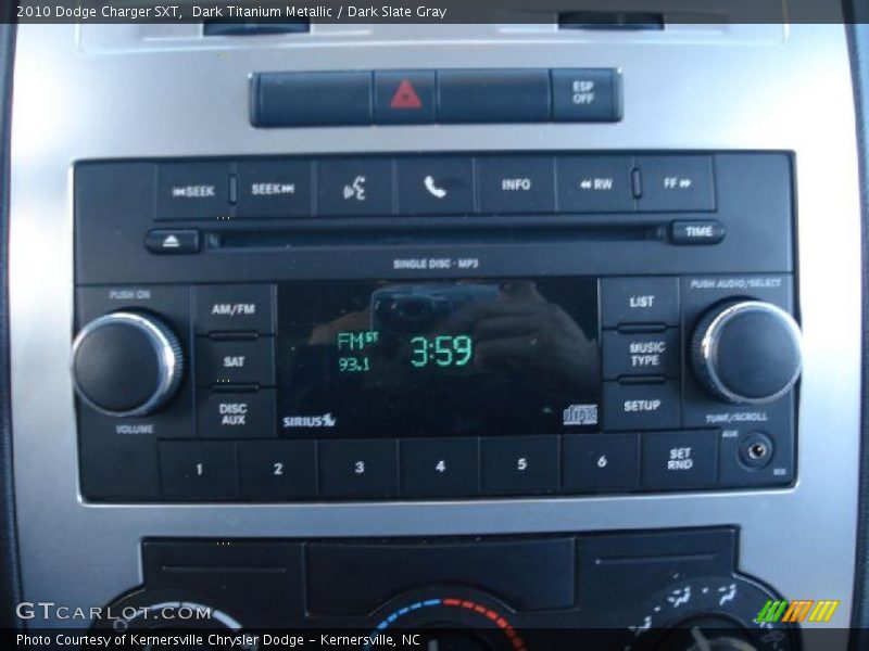 Dark Titanium Metallic / Dark Slate Gray 2010 Dodge Charger SXT