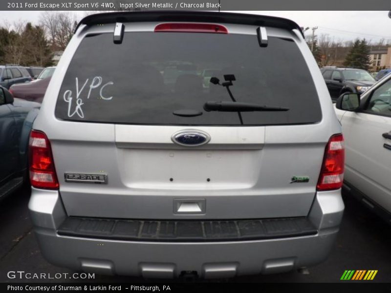 Ingot Silver Metallic / Charcoal Black 2011 Ford Escape XLT Sport V6 4WD