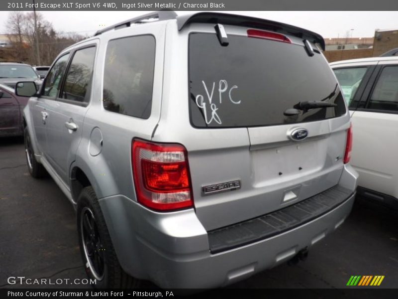 Ingot Silver Metallic / Charcoal Black 2011 Ford Escape XLT Sport V6 4WD